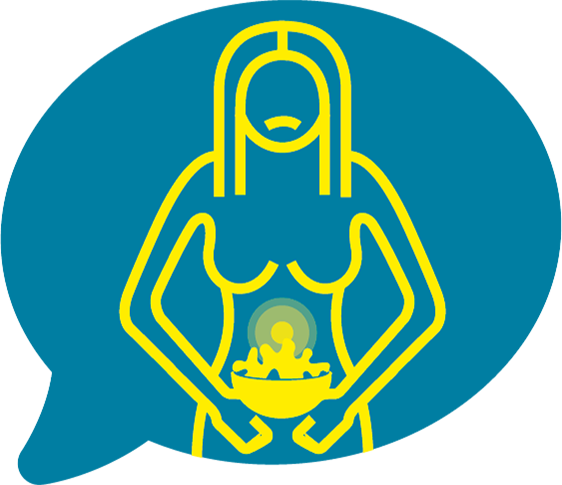 Dull ache or pain in the pelvis or tummy illustration